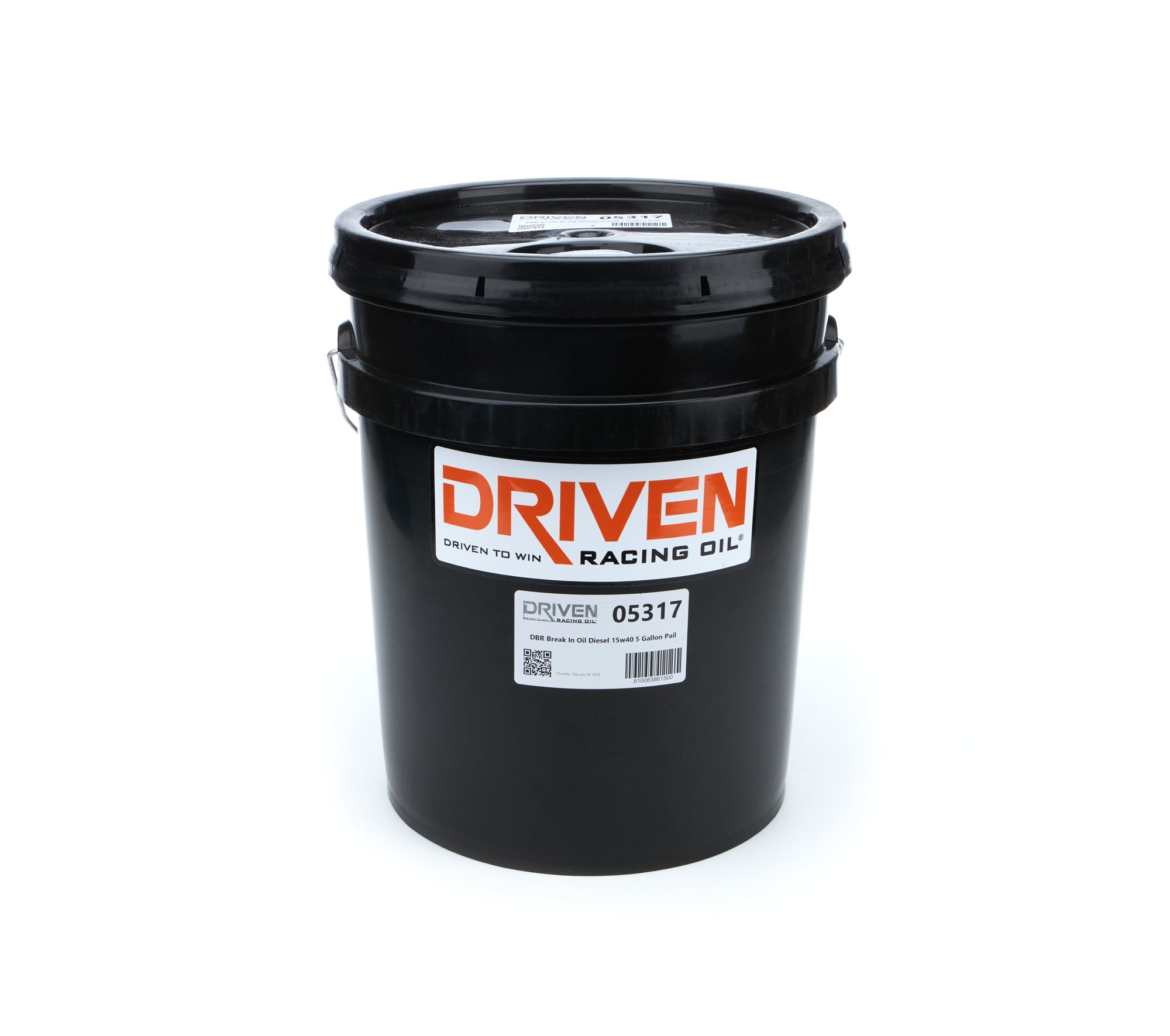 Joe Gibbs Lubricants 05317 DBR Break In Oil Diesel 15w40 5 Gallon Pail Joe Gibbs Lubricants 05317