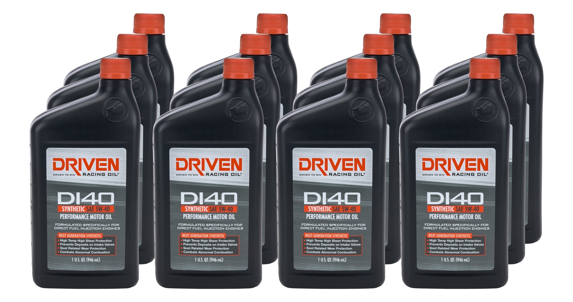 Joe Gibbs Lubricants 18406-12 DI40 5w40 Synthetic Oil Case 12 x 1 Quart Joe Gibbs Lubricants 18406-12