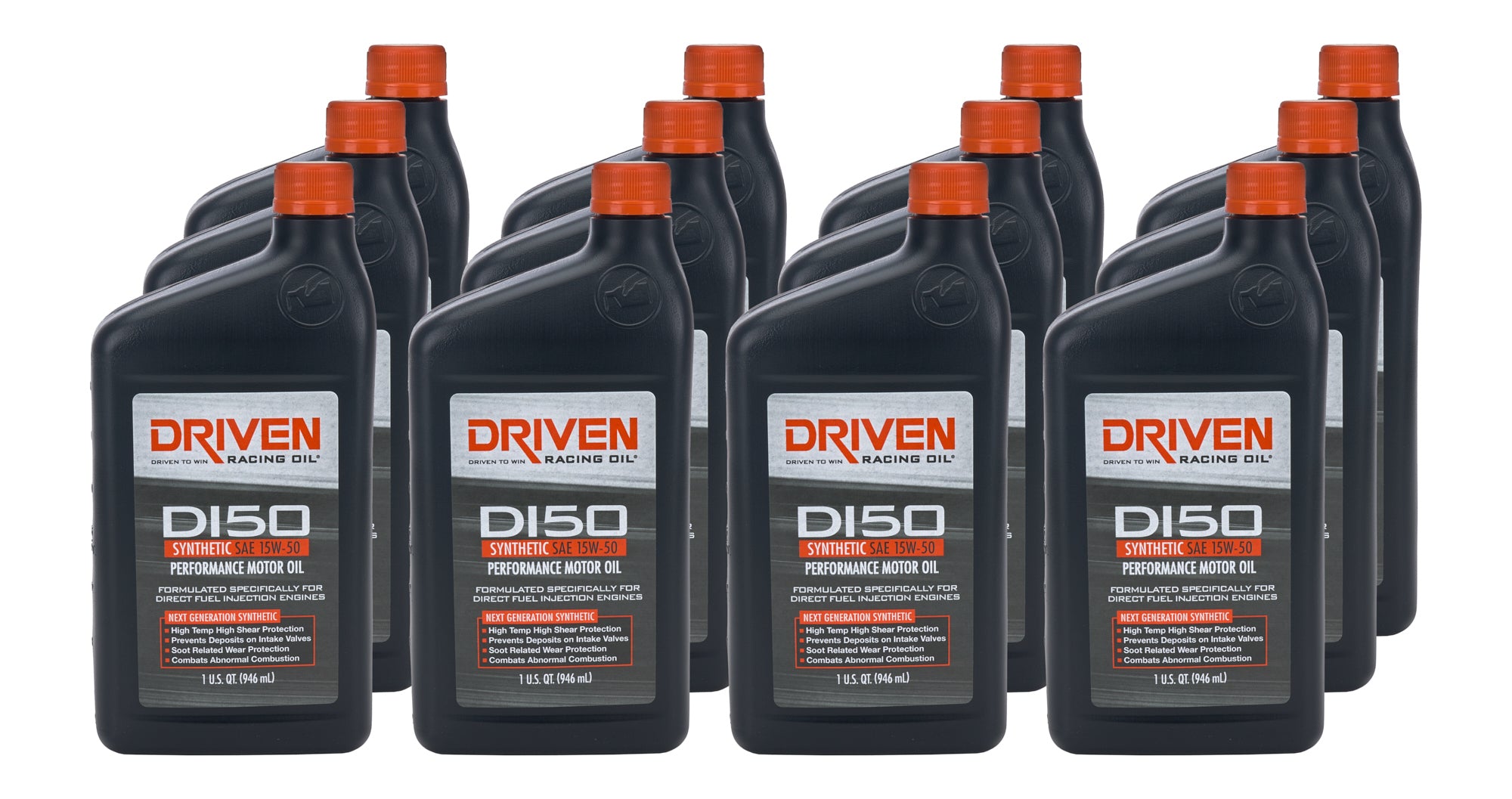 Joe Gibbs Lubricants 18506-12 DI50 15w50 Synthetic Oil Case 12 x 1 Quart Joe Gibbs Lubricants 18506-12