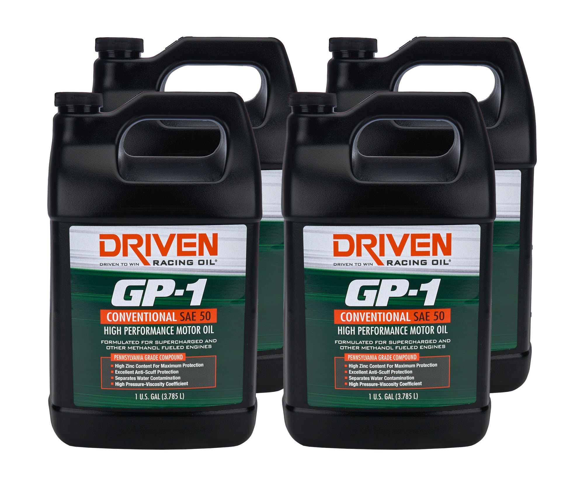 Joe Gibbs Lubricants 19516-4 GP-1 50W Conventional Oil Case 4 x 1 Gallon Joe Gibbs Lubricants 19516-4