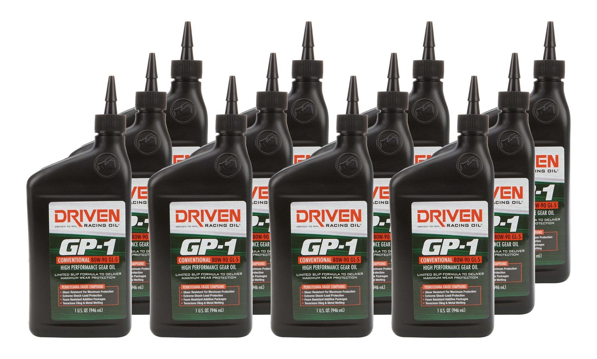 Joe Gibbs Lubricants 19890-12 GP-1 80w90 Gear Oil Case 12 x 1 Quart Joe Gibbs Lubricants 19890-12