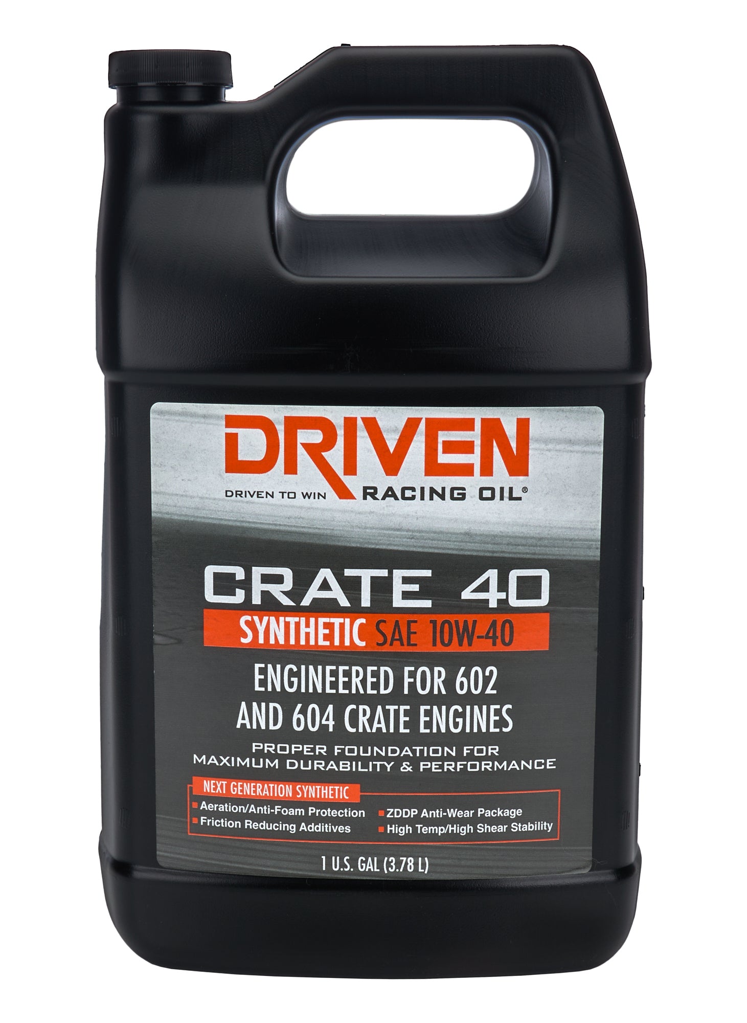 Joe Gibbs Lubricants 22408 Crate 40 10w40 Synthetic Oil 1 Gallon Joe Gibbs Lubricants 22408