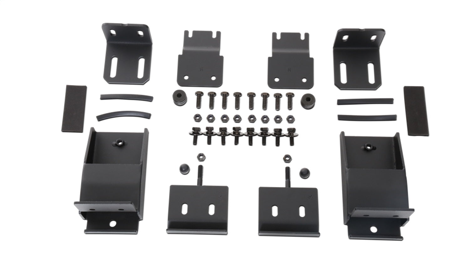 Body Armor JK-6121 Roof Rack Mount Kit; 150 lbs. Capacity; Textured Powder Coat; Body Armor JK-6121