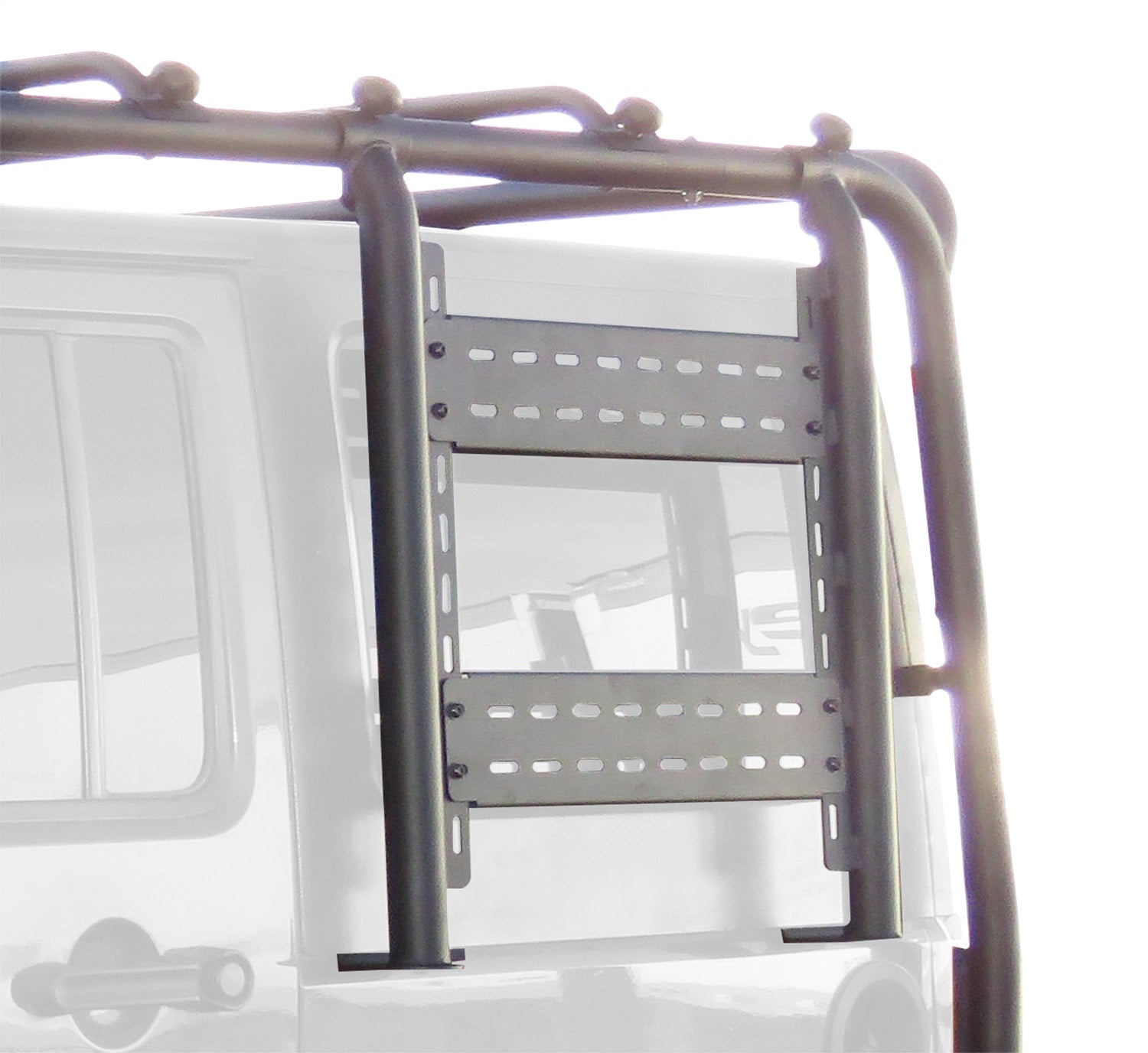 Body Armor JK-7102 Cargo Roof Rack Accessory Mount; Incl. Step Pad; Fits Driver Or Passenger Side; Body Armor JK-7102