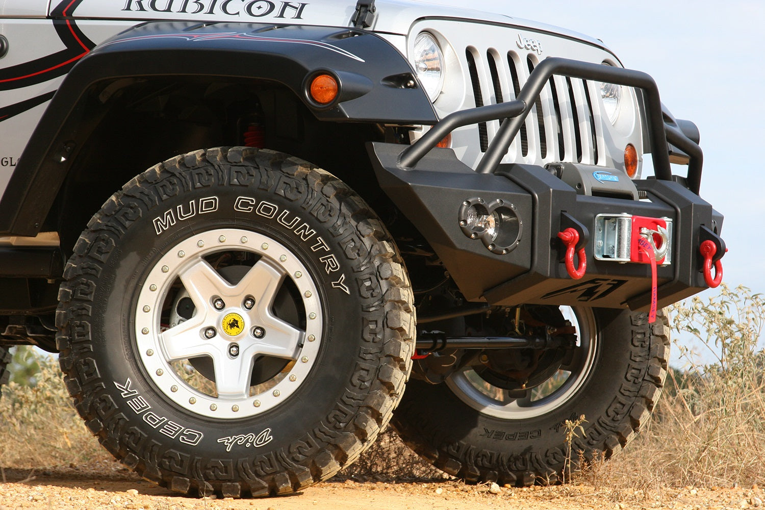 Fab Fours JK07-B1850-B Lifestyle Winch Front Bumper Fab Fours JK07-B1850-B