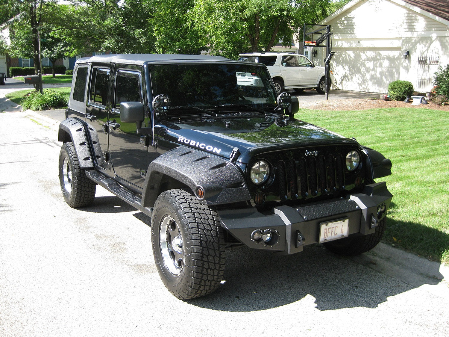 Fab Fours JK07-B1851-B Lifestyle Winch Front Bumper Fab Fours JK07-B1851-B