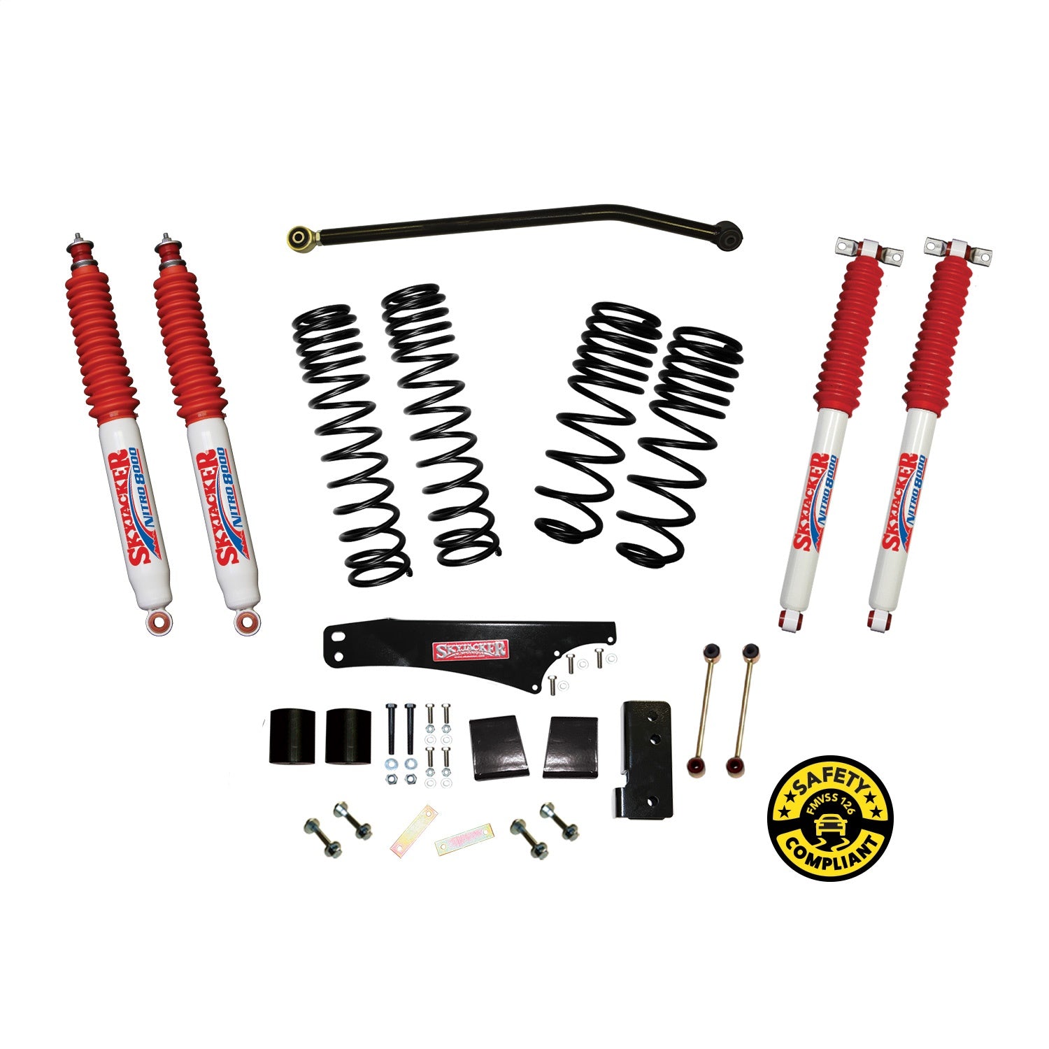 Skyjacker JK35BPNLT 3.5-4 Inch Dual Rate Long Travel Suspension Lift Kit Skyjacker JK35BPNLT