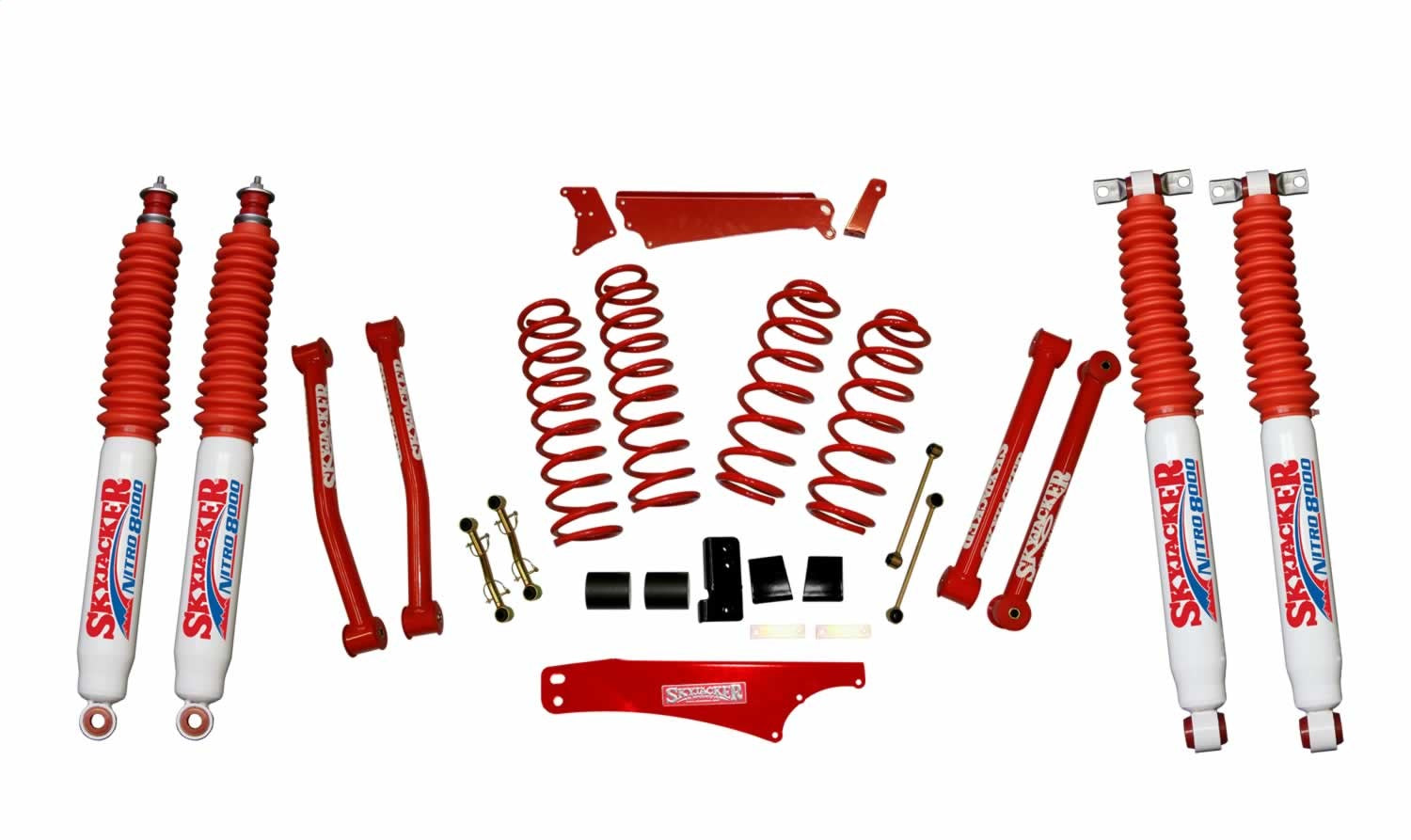 Skyjacker JK401KCR-N 4IN. LIT; 07-09JK RED W/NITROS Skyjacker JK401KCR-N