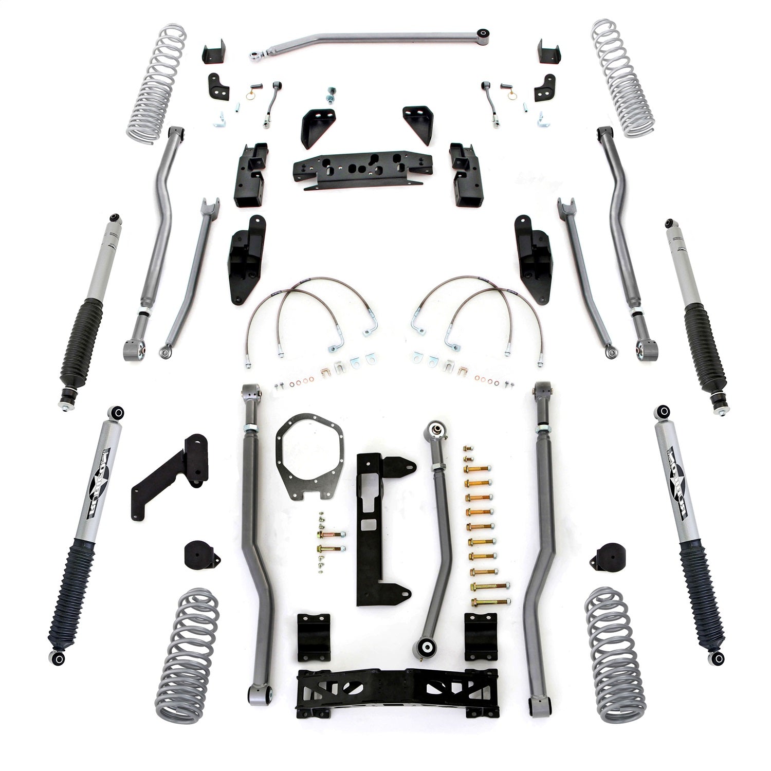 Rubicon Express JK4343PM Extreme Duty 4-Link Long Arm System w/Shocks Rubicon Express JK4343PM