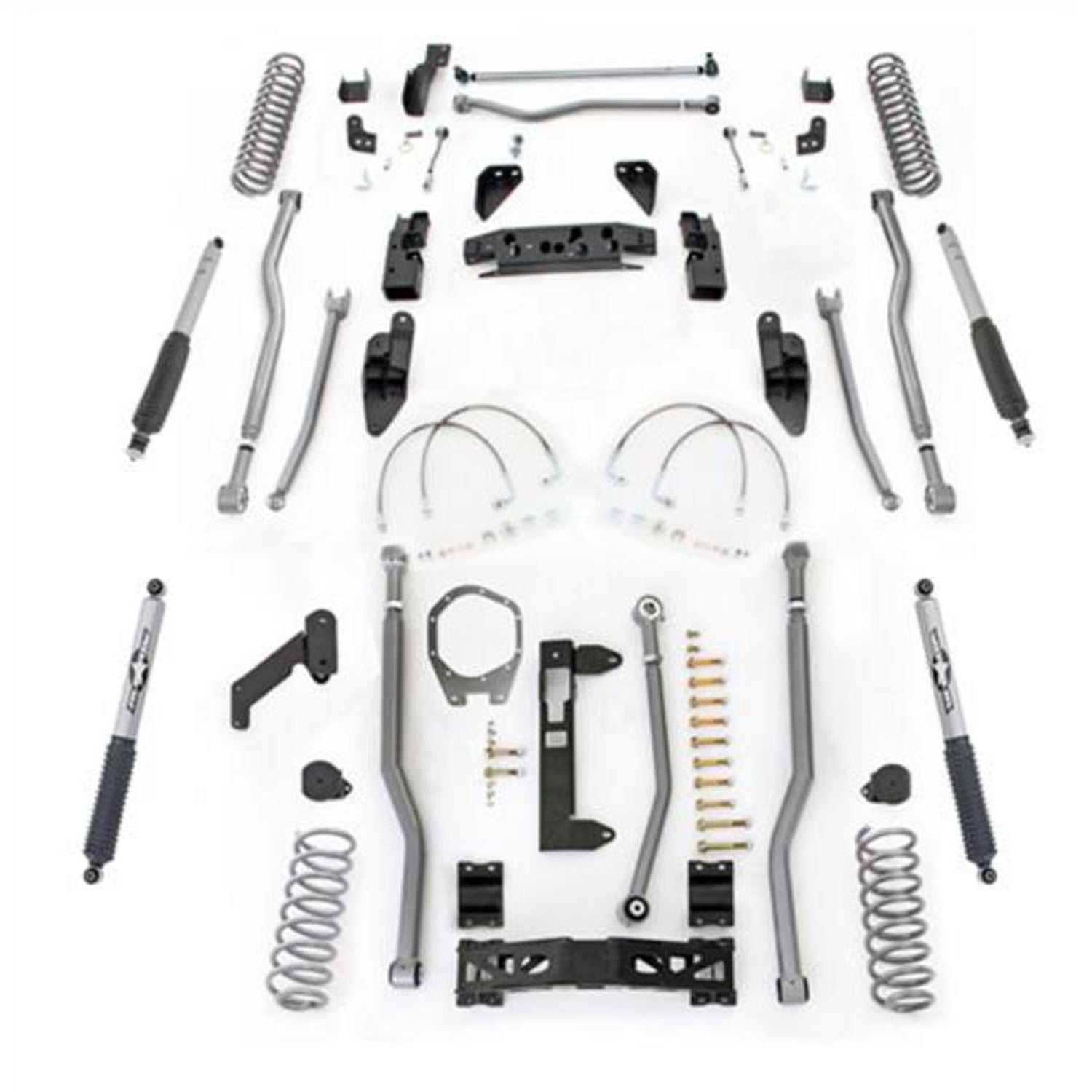 Rubicon Express JK4344M Extreme Duty 4-Link Long Arm System w/Shocks Rubicon Express JK4344M