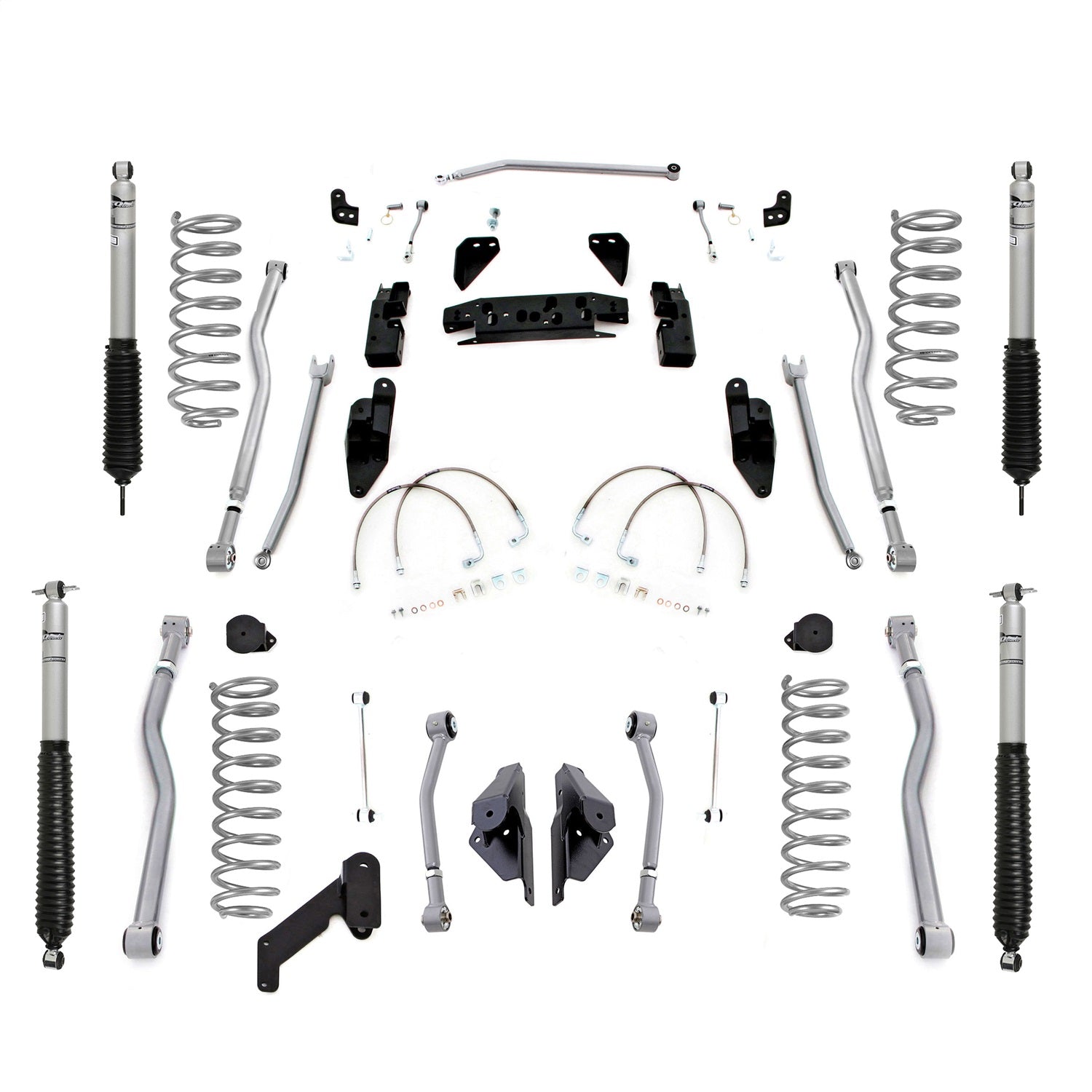 Rubicon Express JK4423M Extreme Duty 4-Link Long Arm System w/Shocks Rubicon Express JK4423M