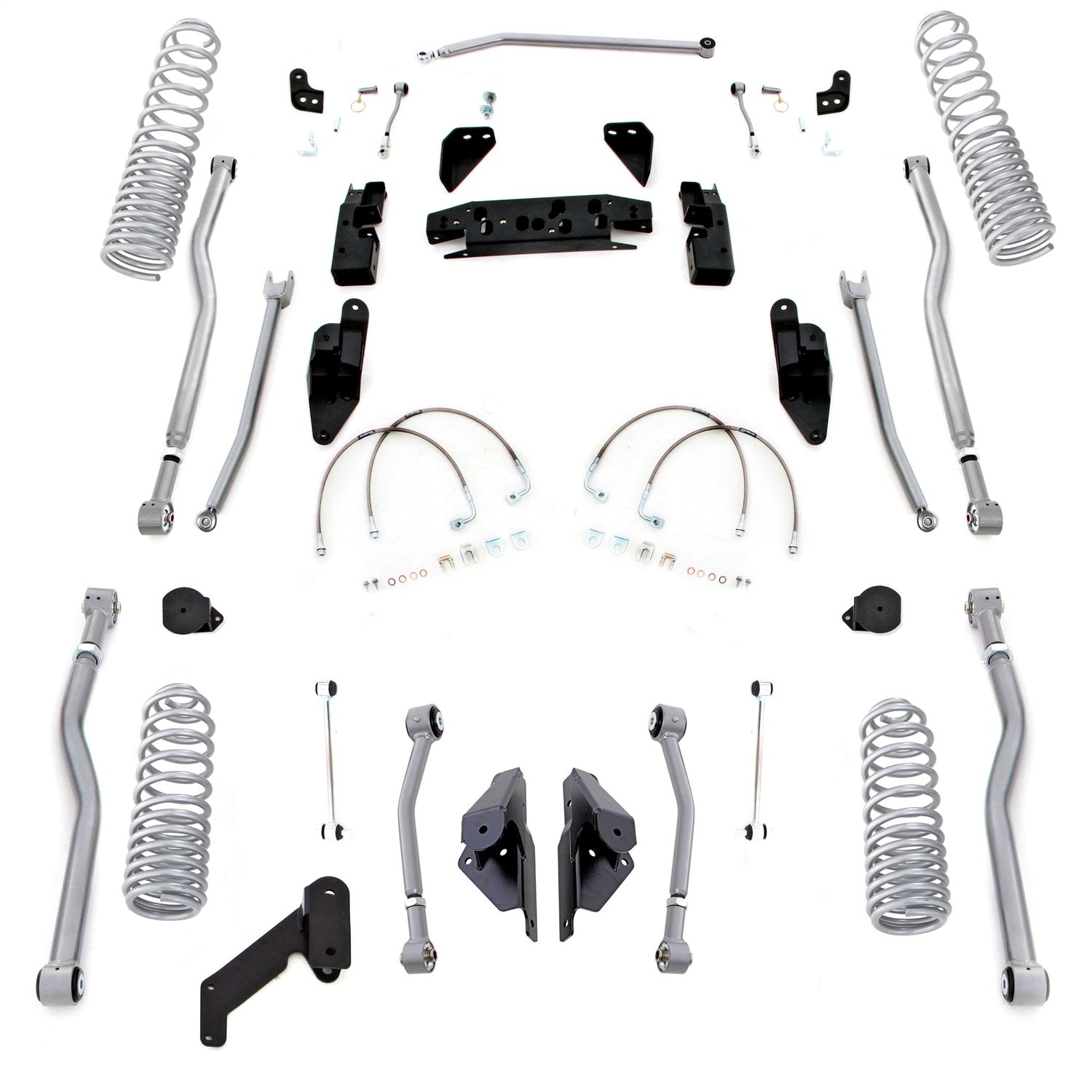 Rubicon Express JK4423P Extreme Duty 4-Link Long Arm System Rubicon Express JK4423P