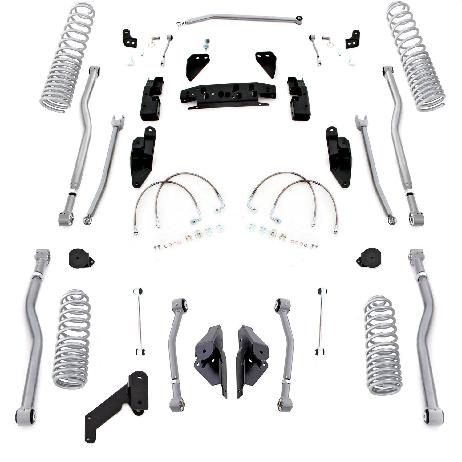 Rubicon Express JK4443P Extreme Duty 4-Link Long Arm System Rubicon Express JK4443P