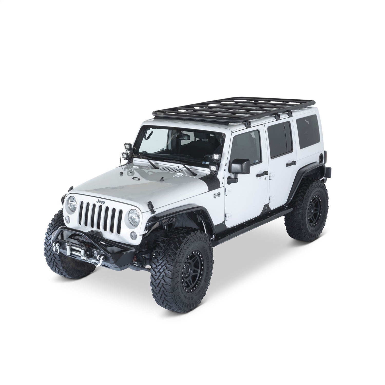 Defender Platform Rack Kit Smittybilt JK4DRRACK1