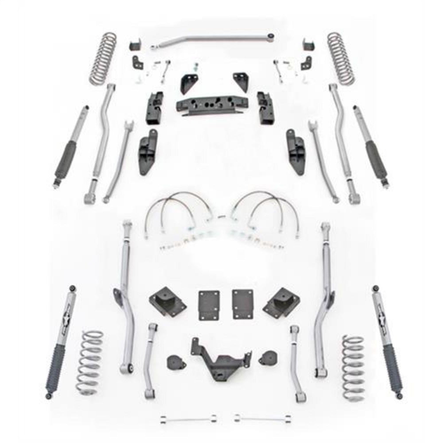 Rubicon Express JK4R23M Extreme Duty 4-Link Long Arm System w/Shocks Rubicon Express JK4R23M
