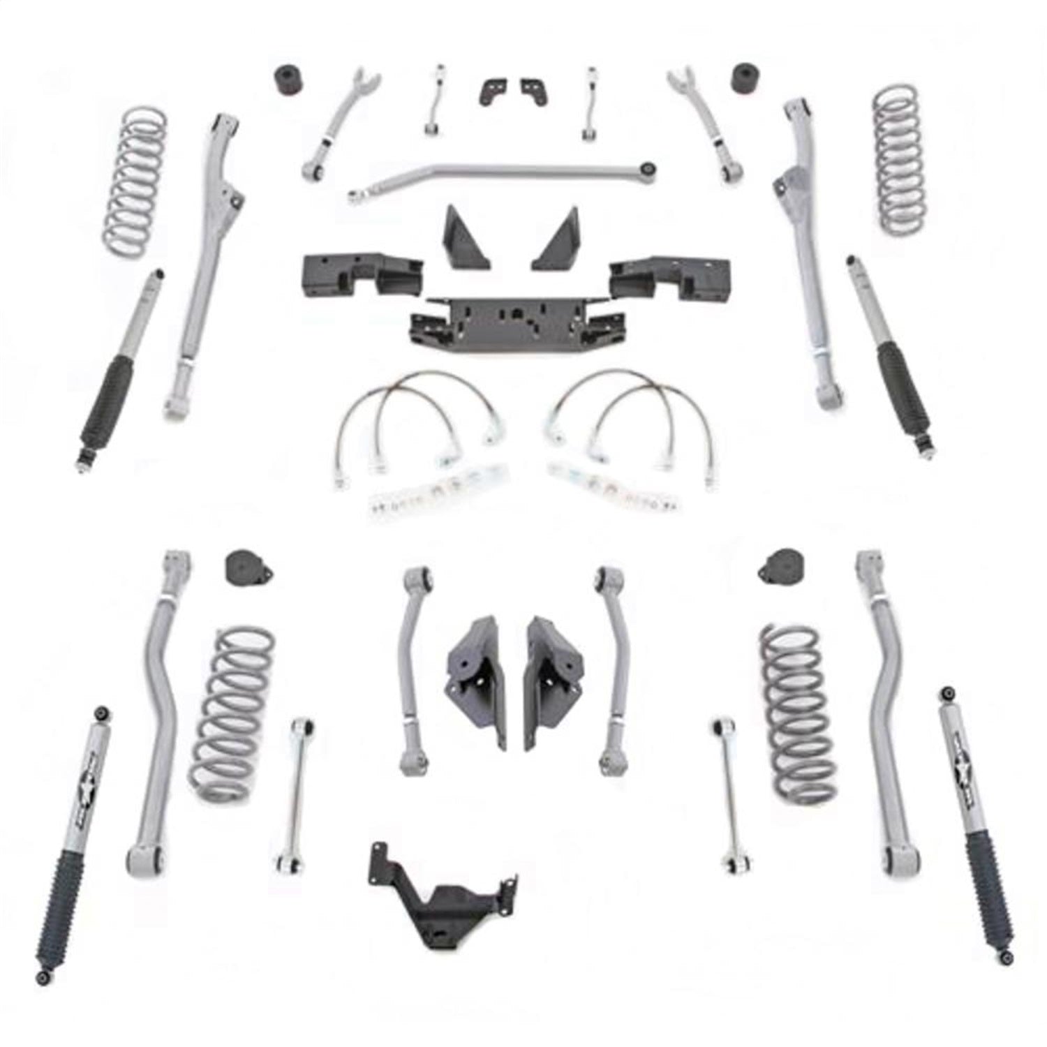 Rubicon Express JKR423M Extreme Duty 4-Link Long Arm System Rubicon Express JKR423M
