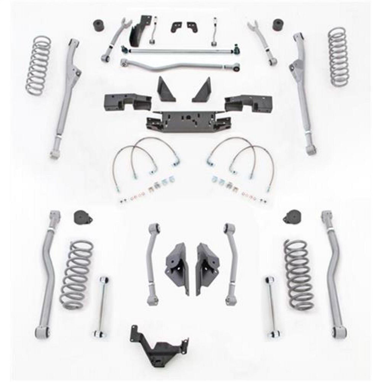 Rubicon Express JKR444 Extreme Duty 4-Link Long Arm System Rubicon Express JKR444