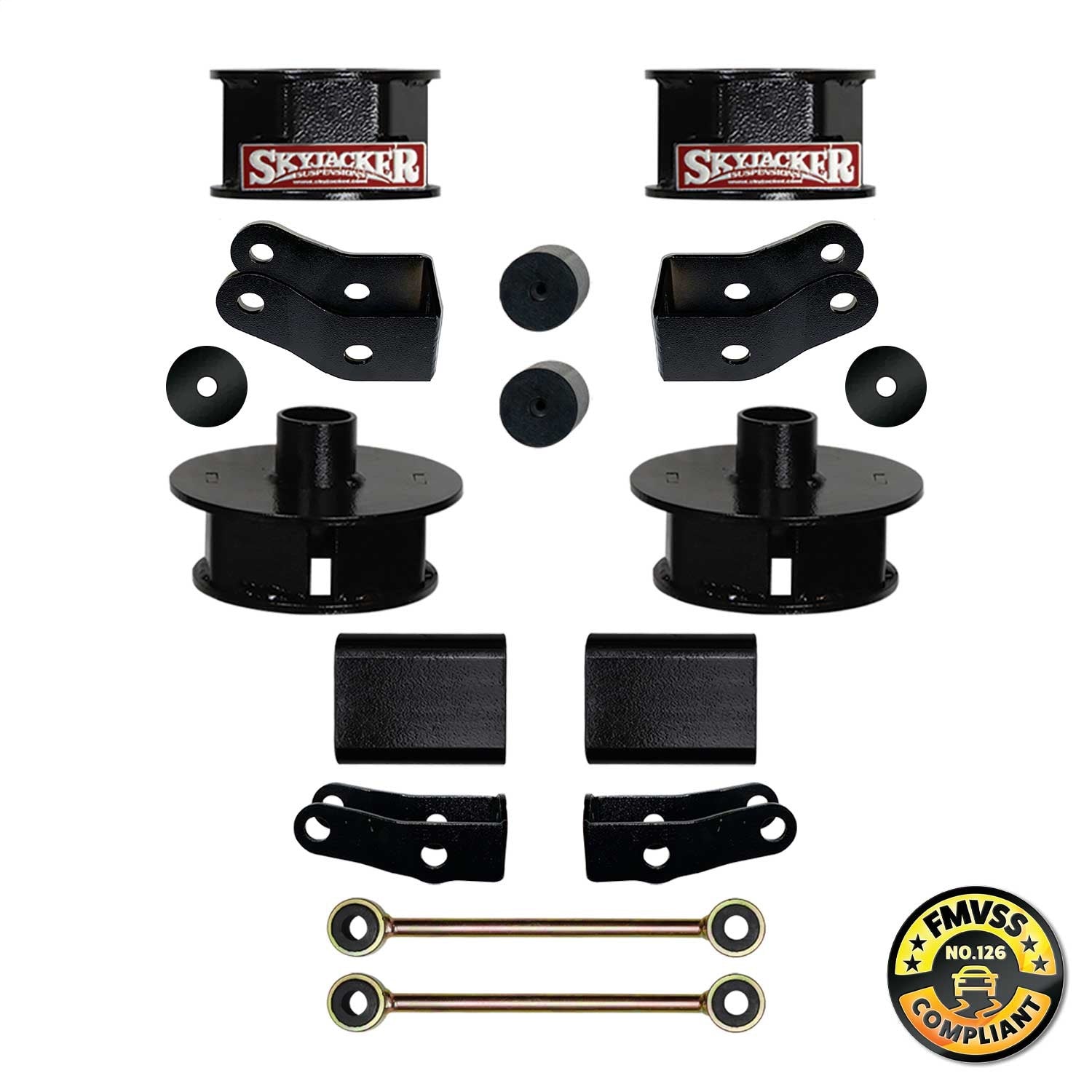Skyjacker JL25R3MSB 2.5in.FRT;2in.REAR 392 SPACR KT Skyjacker JL25R3MSB