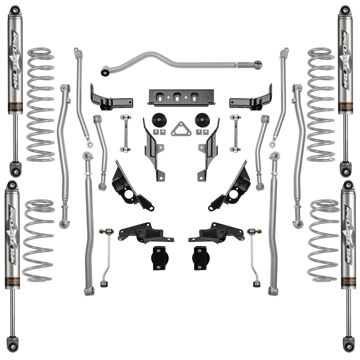 Rubicon Express JL4443NR Extreme Duty 4-Link Long Arm System w/Shocks Rubicon Express JL4443NR