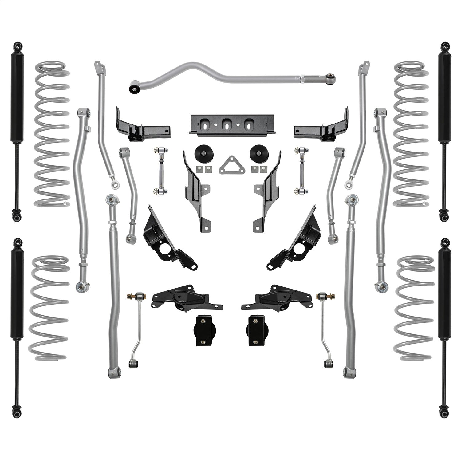Rubicon Express JL4443T Extreme Duty 4-Link Long Arm System w/Shocks Rubicon Express JL4443T