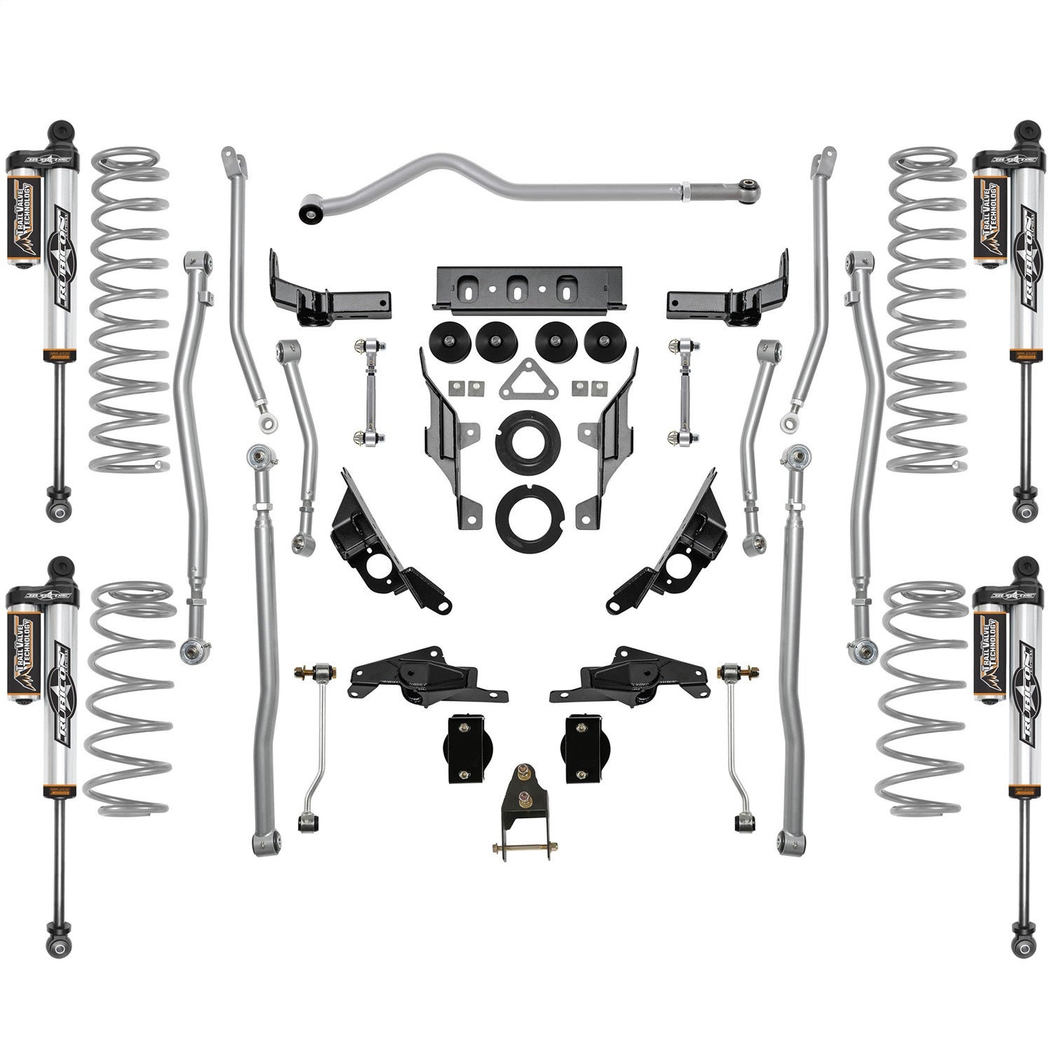 Rubicon Express JL4444PB Extreme Duty 4-Link Long Arm System Rubicon Express JL4444PB