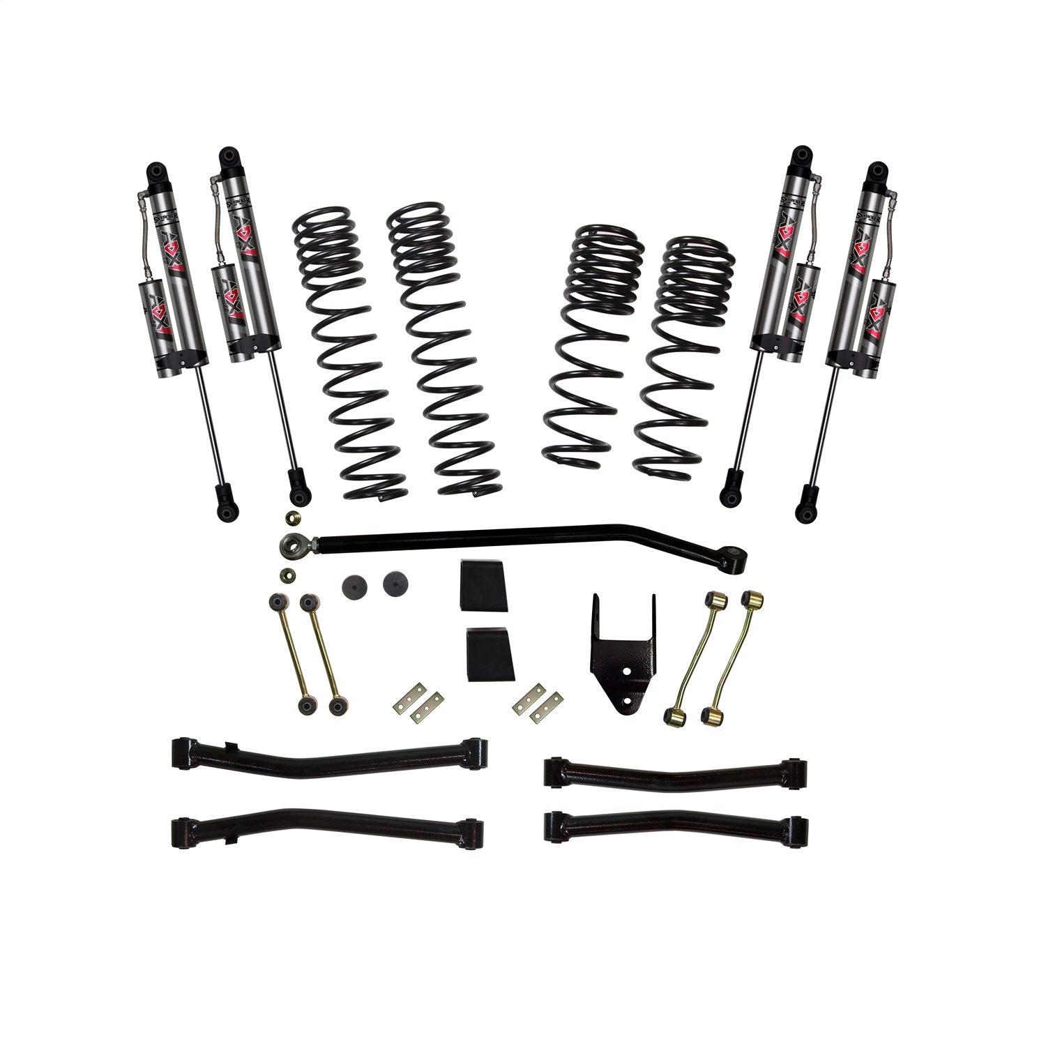 Skyjacker JL45R3BKXLT 4.5in.JL 392 RUB LT W/ADX SHK Skyjacker JL45R3BKXLT