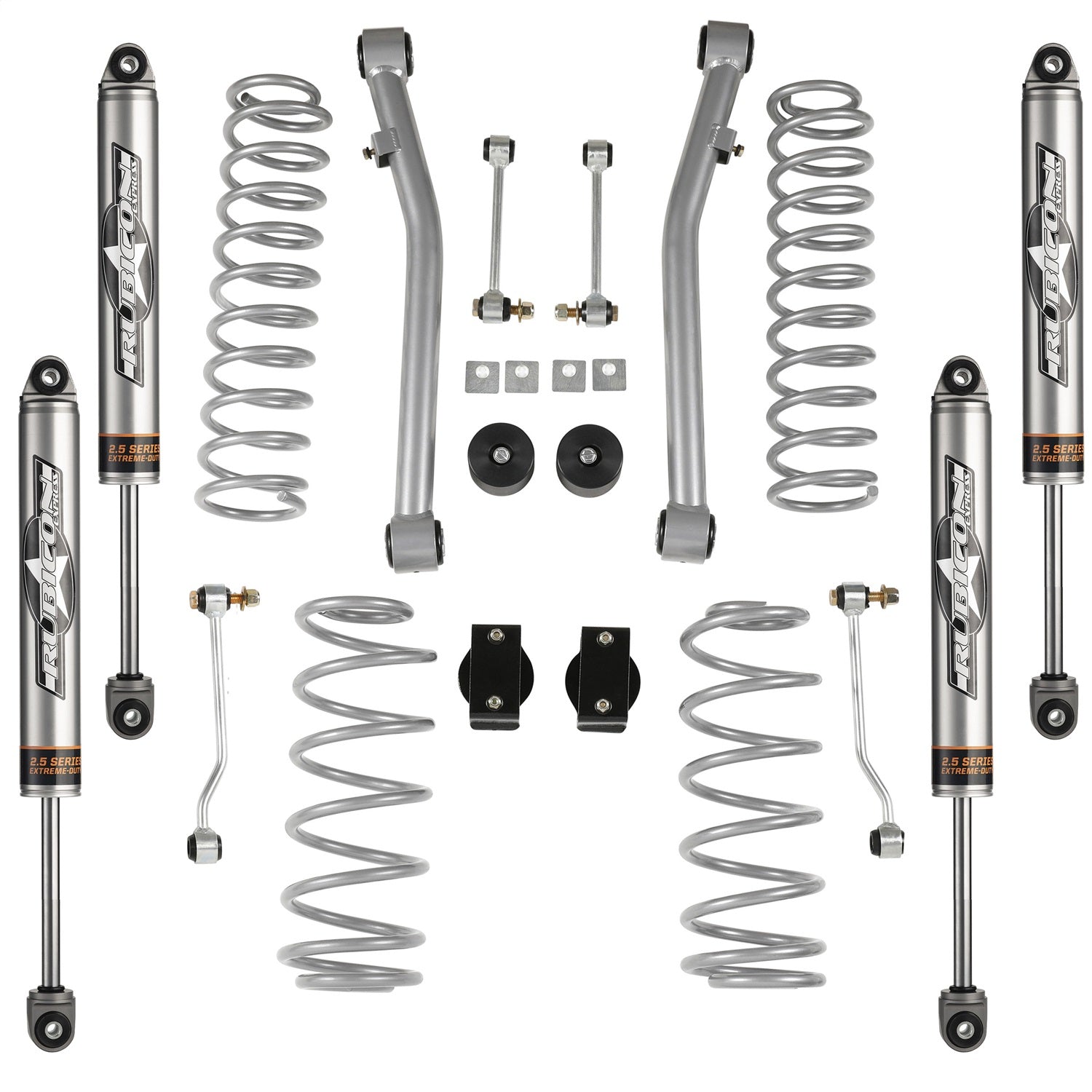 Rubicon Express JL7100NR Control Arm Kit; 2.5 in. Lift; Rubicon Express JL7100NR