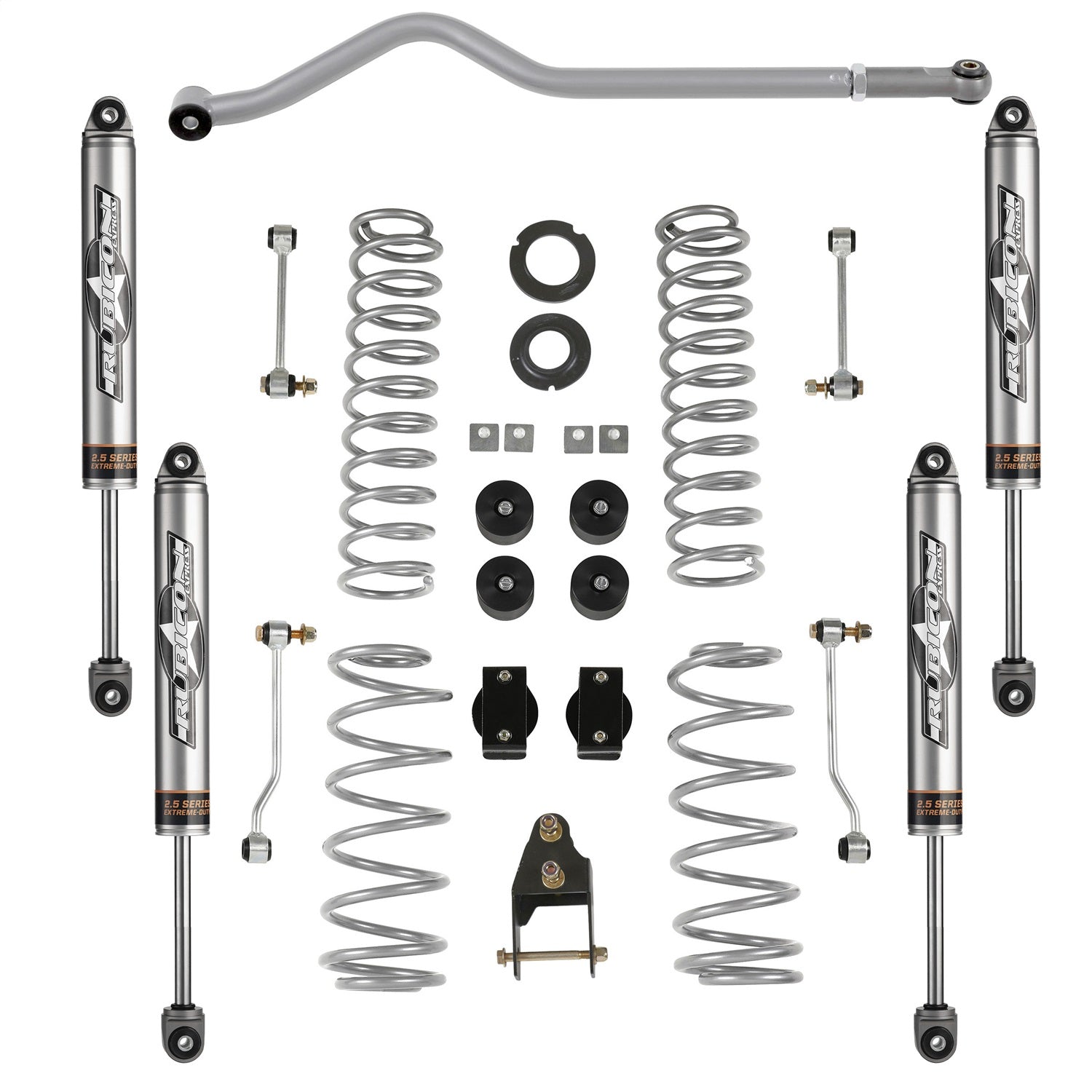 Rubicon Express JL7142NR Suspension Lift Kit w/Shocks Rubicon Express JL7142NR