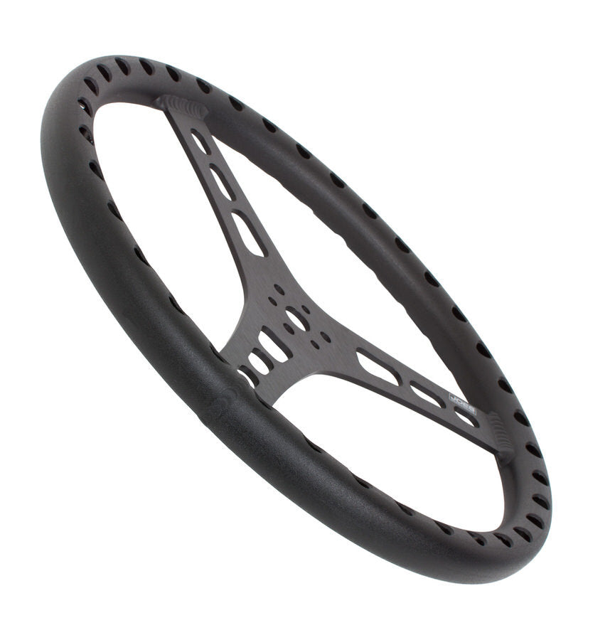 JOES Racing Products 13535-B 15in LW Flat Steering Wheel Black JOES Racing Products 13535-B