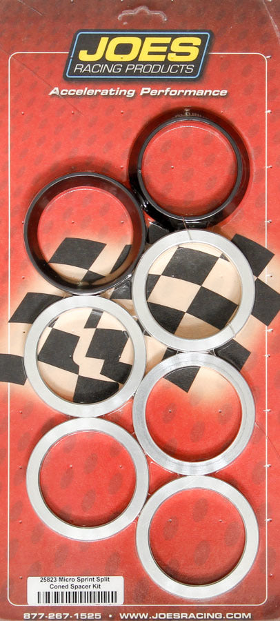 JOES Racing Products 25823 Coned Axle Spacer Kit For Mini Sprint JOES Racing Products 25823