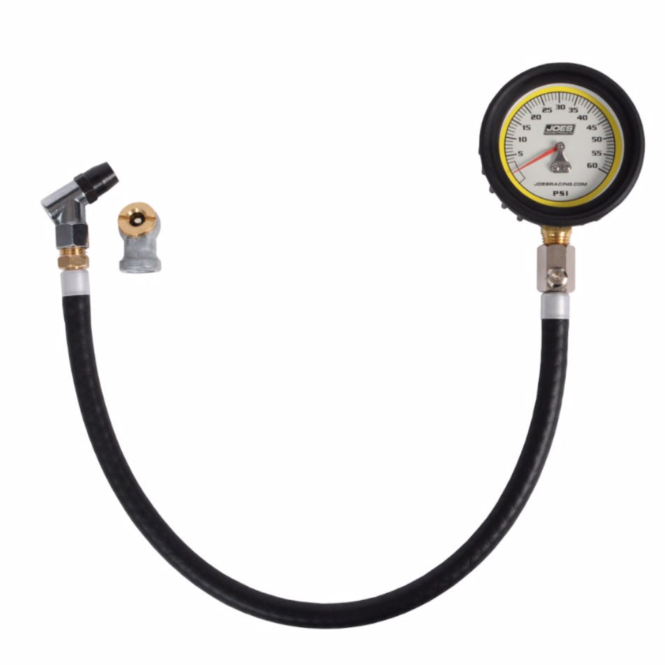 JOES Racing Products 32327 Tire Pressure Gauge 0-60psi Pro w/HiFlo Hold JOES Racing Products 32327
