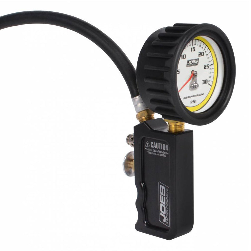 JOES Racing Products 32490 Tire Inflator 0-30psi Analog Billet Quick Fill JOES Racing Products 32490