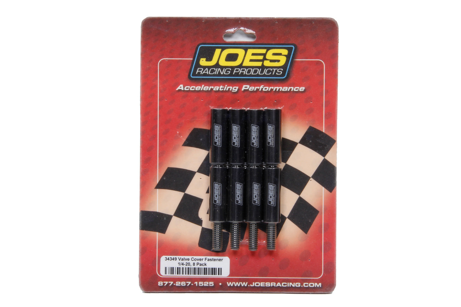 JOES Racing Products 34349 Aluminum Valve Cover Nut Kit w/ Studs 1/4-20 8pk JOES Racing Products 34349