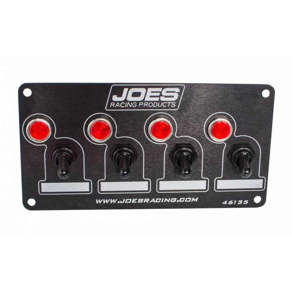 JOES Racing Products 46135 Accessory Switch Panel w /4 Switches and Lights JOES Racing Products 46135