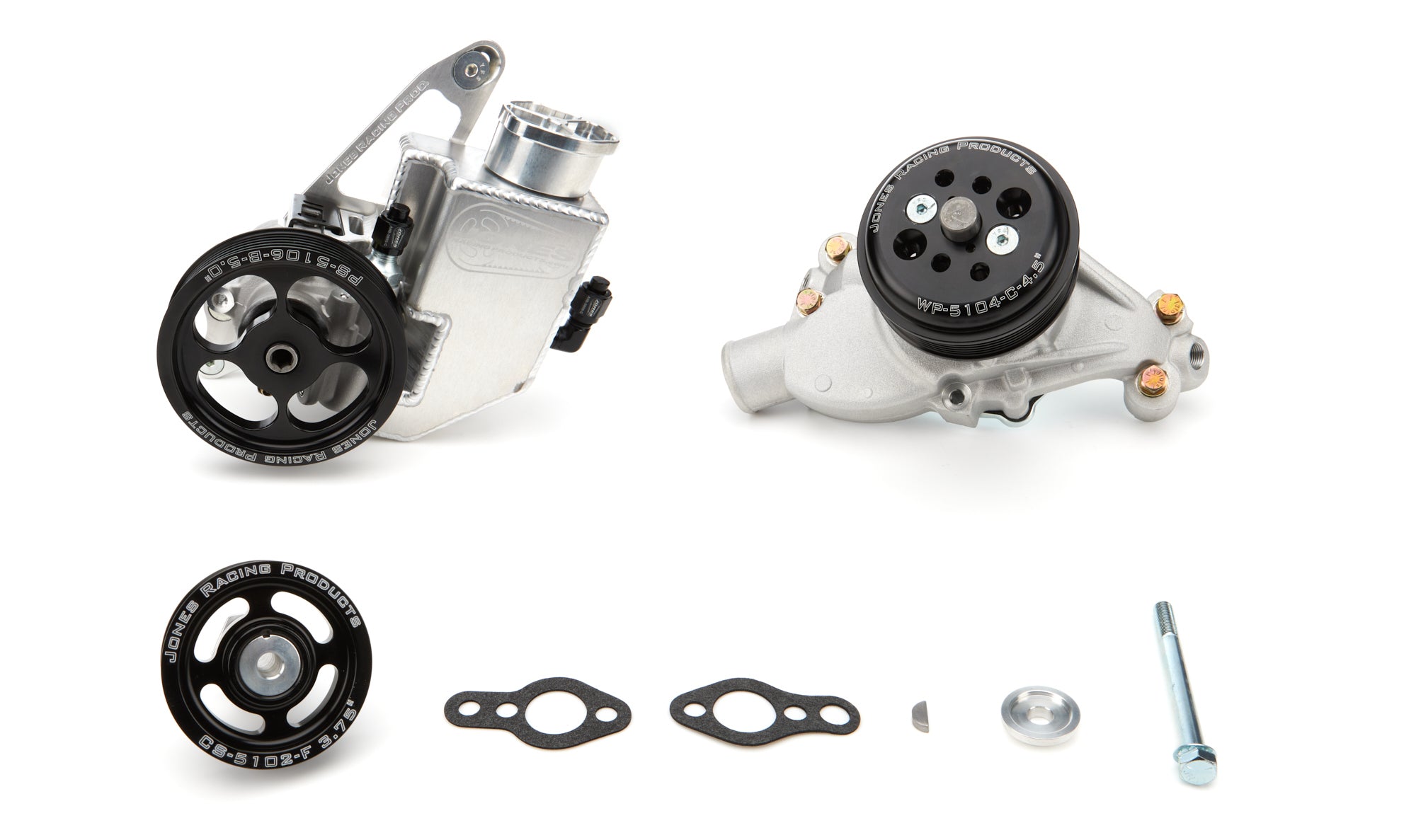 Jones Racing Products 1004-ar-75 Serpentine Drive Kit SBC W/P/S & W/P 7500rpm Jones Racing Products 1004-ar-75