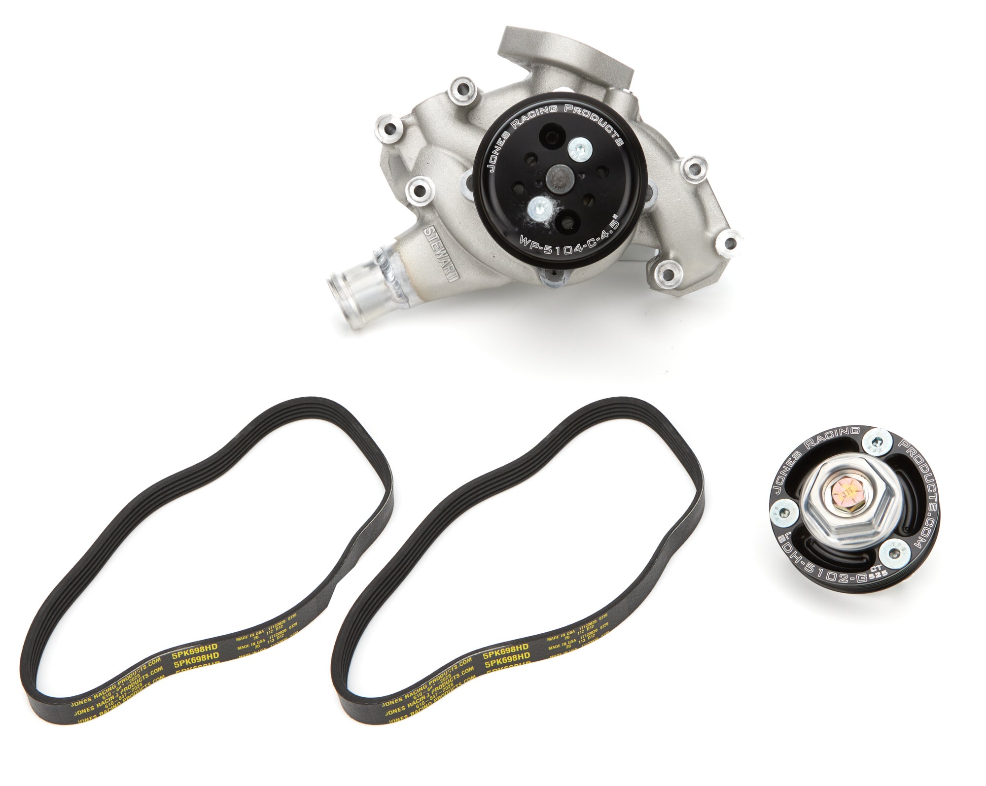 Jones Racing Products 1020-LS-EMP Drive Kit Serp. LS CT525 w/ Water Pump Jones Racing Products 1020-LS-EMP