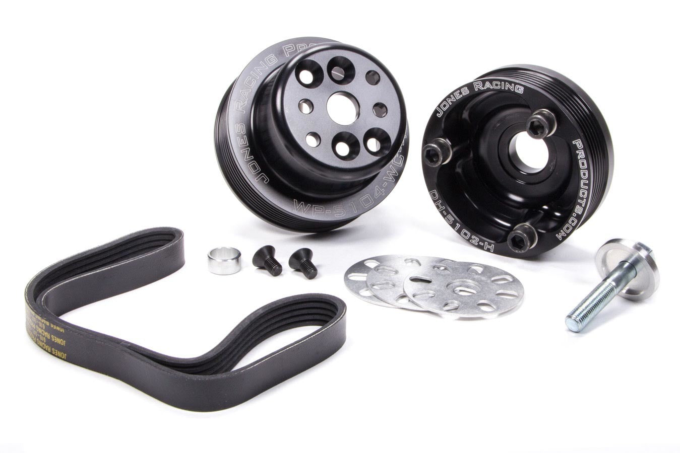 Jones Racing Products 1035-S-CE Serpentine Water Pump Drive Kit SBC Crate Engn Jones Racing Products 1035-S-CE