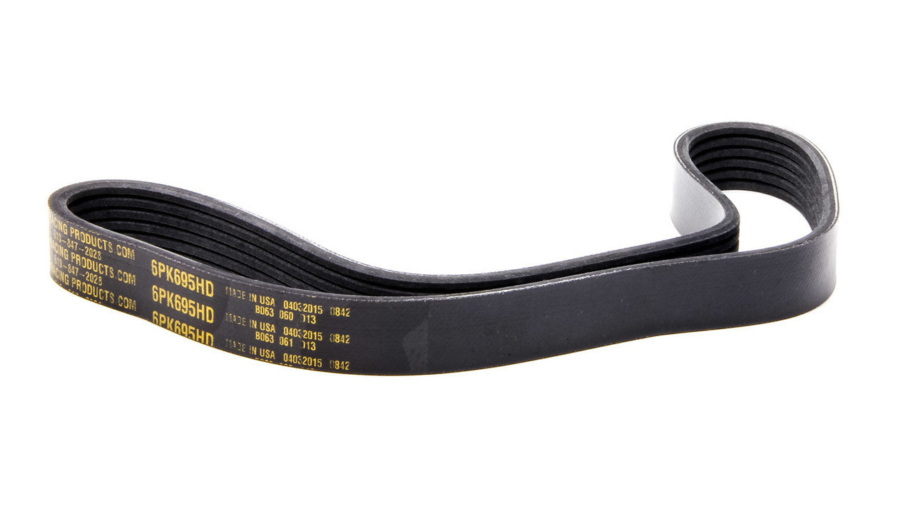 Jones Racing Products 6PK-940 HD Belt Serpentine 37.008in 6- Groove Jones Racing Products 6PK-940 HD
