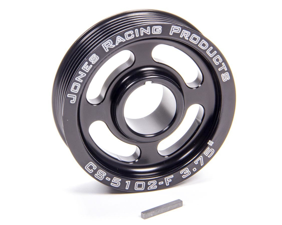 Jones Racing Products CS-5102-F Crank Pulley Serpentine 3.75in Jones Racing Products CS-5102-F