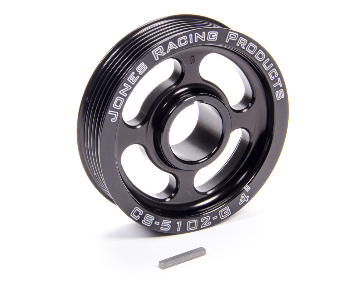 Jones Racing Products CS-5102-G Serpentine Pulley 4in Jones Racing Products CS-5102-G
