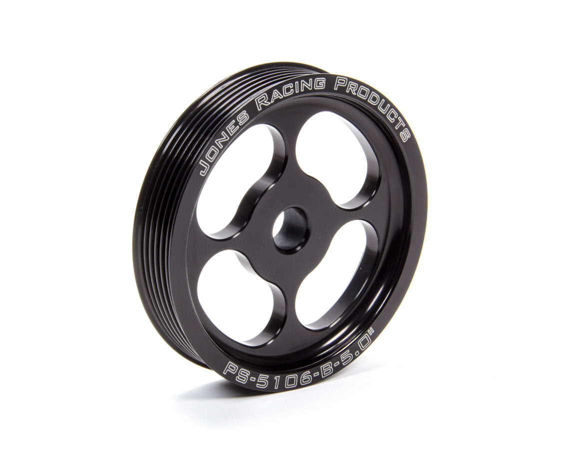Jones Racing Products PS-5106-B-5.000 P/S Pulley 6 Groove Serpentine 5in Press Fit Jones Racing Products PS-5106-B-5.000