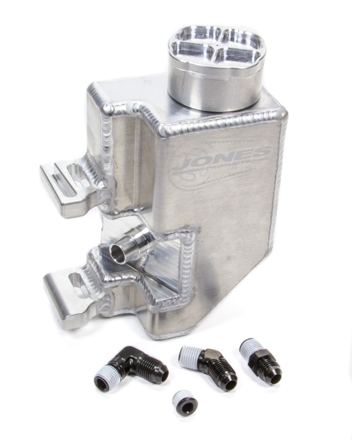 Jones Racing Products PS-9008-AR3 P/S Reservoir L/W Alum w/Aux Bung & Billet Cap Jones Racing Products PS-9008-AR3