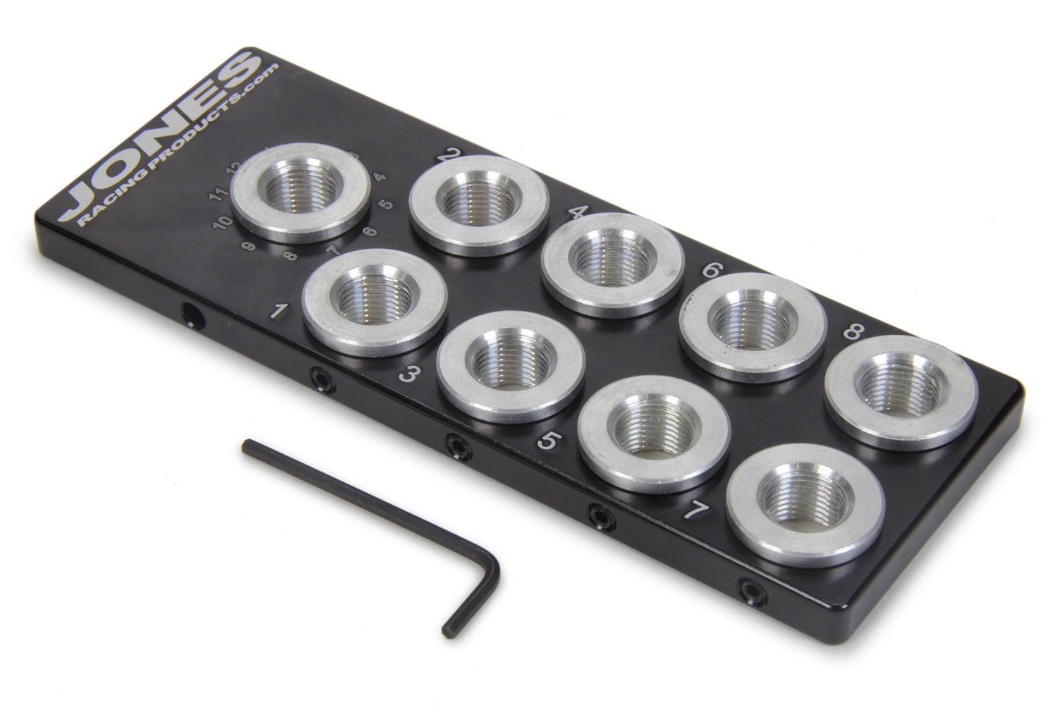 Jones Racing Products SP-8101-V8-A Spark Plug Indexer 9 Hole w/ Rotatable Insert Jones Racing Products SP-8101-V8-A