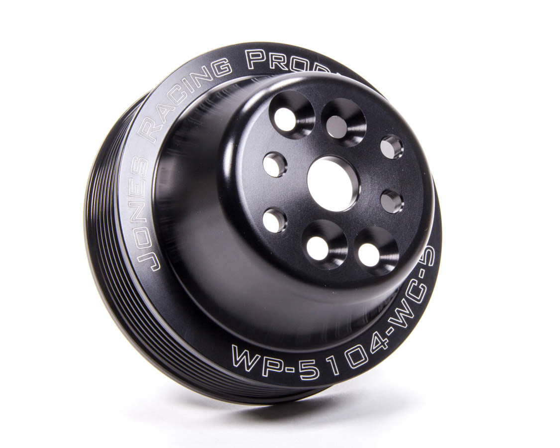 Jones Racing Products WP-5104-WC-5.0 Water Pump Pulley Serpentine 5in Jones Racing Products WP-5104-WC-5.0