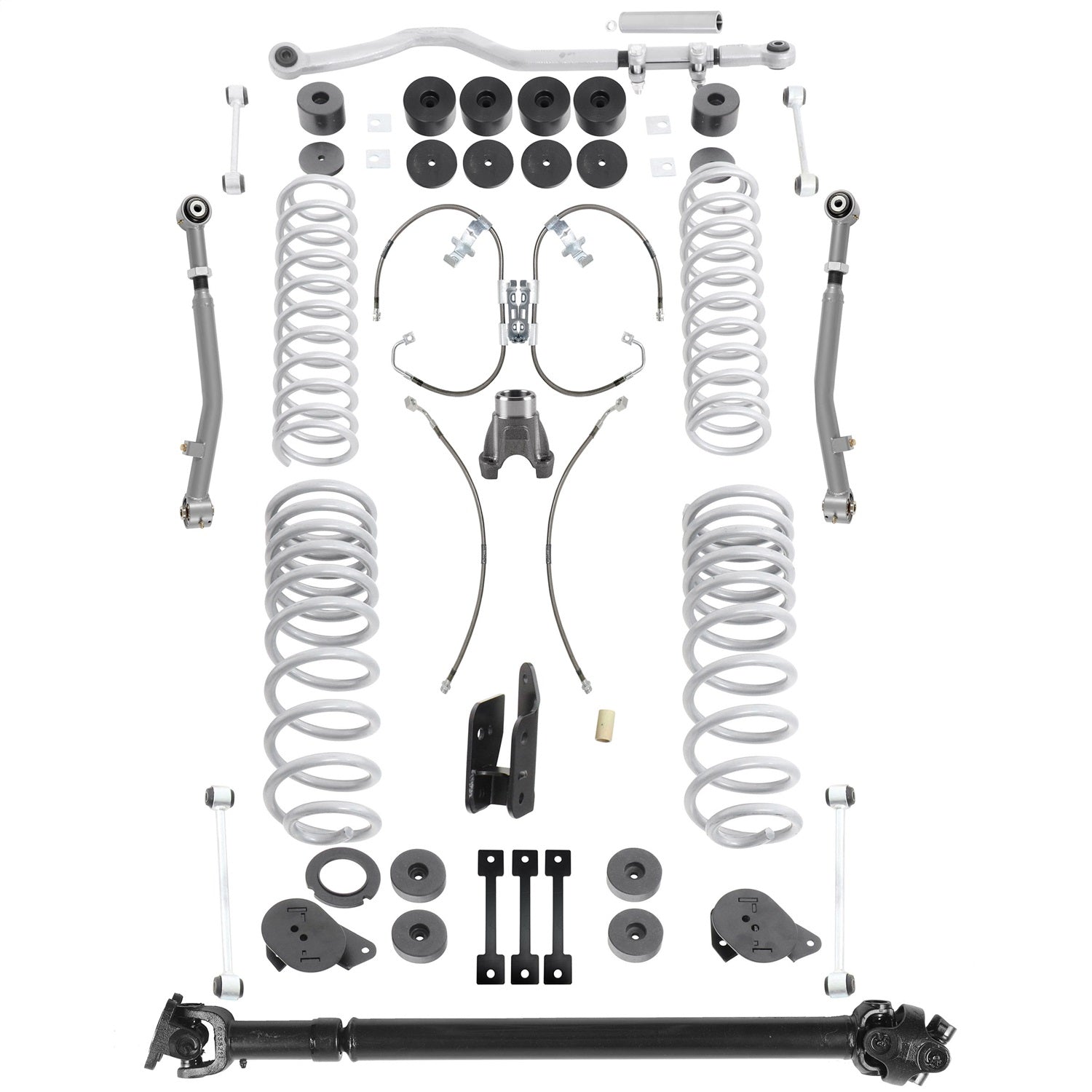 Rubicon Express JT7102 Control Arm Kit; 4.5/5.5 in. Lift; Adj. Front Lower; Rubicon Express JT7102