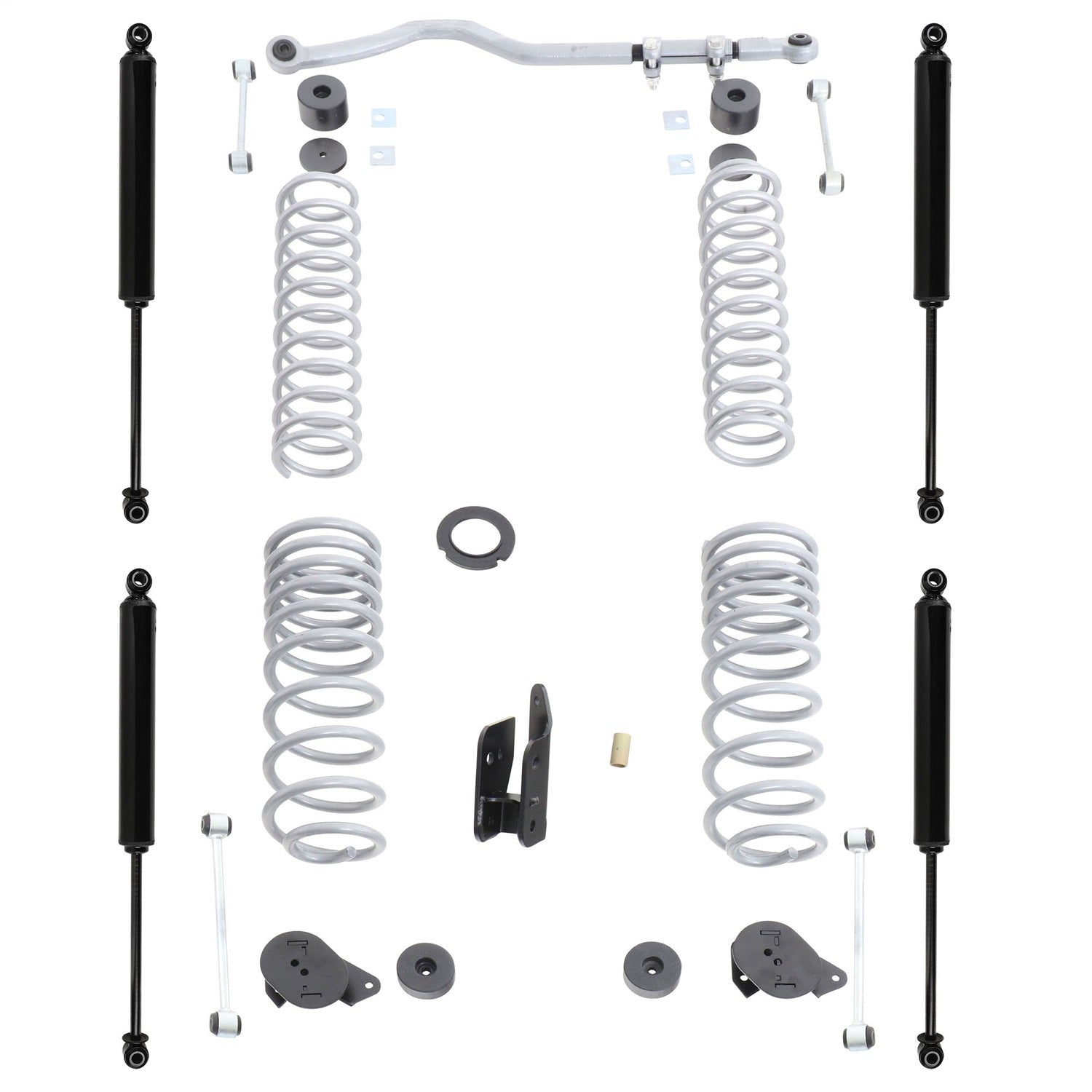 Rubicon Express JT7141T Standard Kit w/Shocks; 1.5-2.5 in. Lift; w/Twin Tube Shocks; Rubicon Express JT7141T