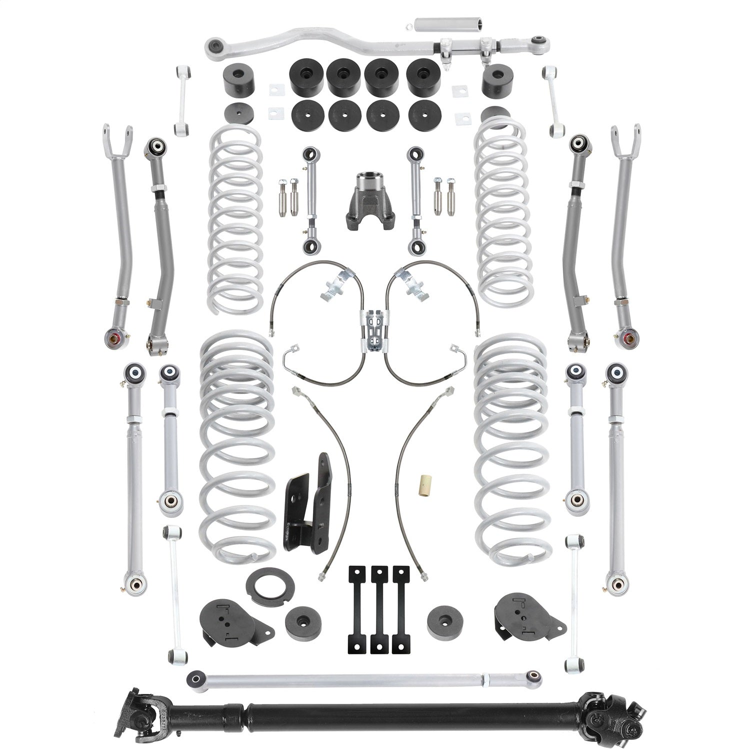 Rubicon Express JT7147 Super-Flex Suspension Lift Kit; 4.5/5.5 in. Lift; Front; Rubicon Express JT7147