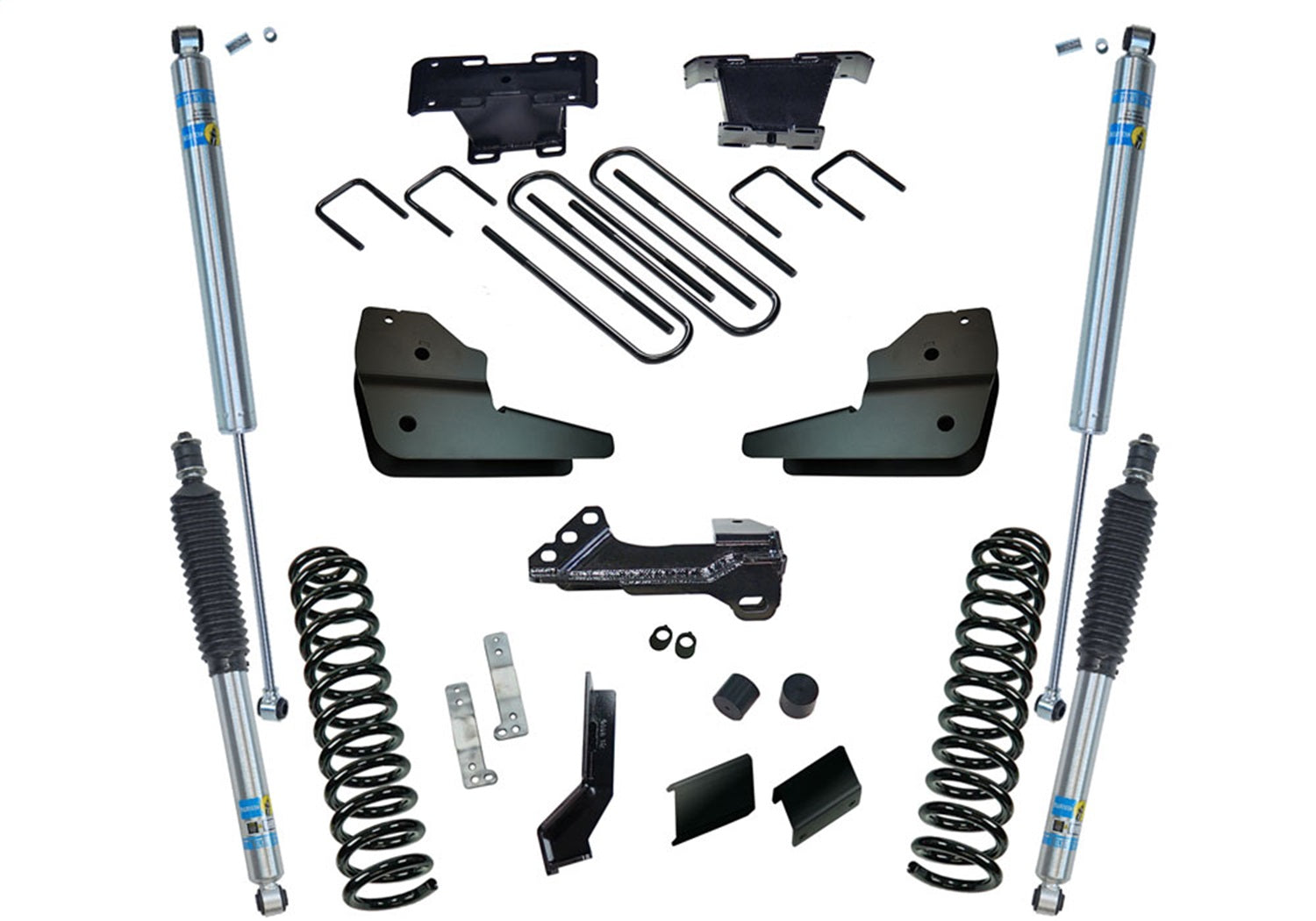 Superlift K1028B 4in. Lift Kit-2023 Ford F-250 and F-350 Super Duty 4WD w/Diesel Engine-Bilstein Superlift K1028B