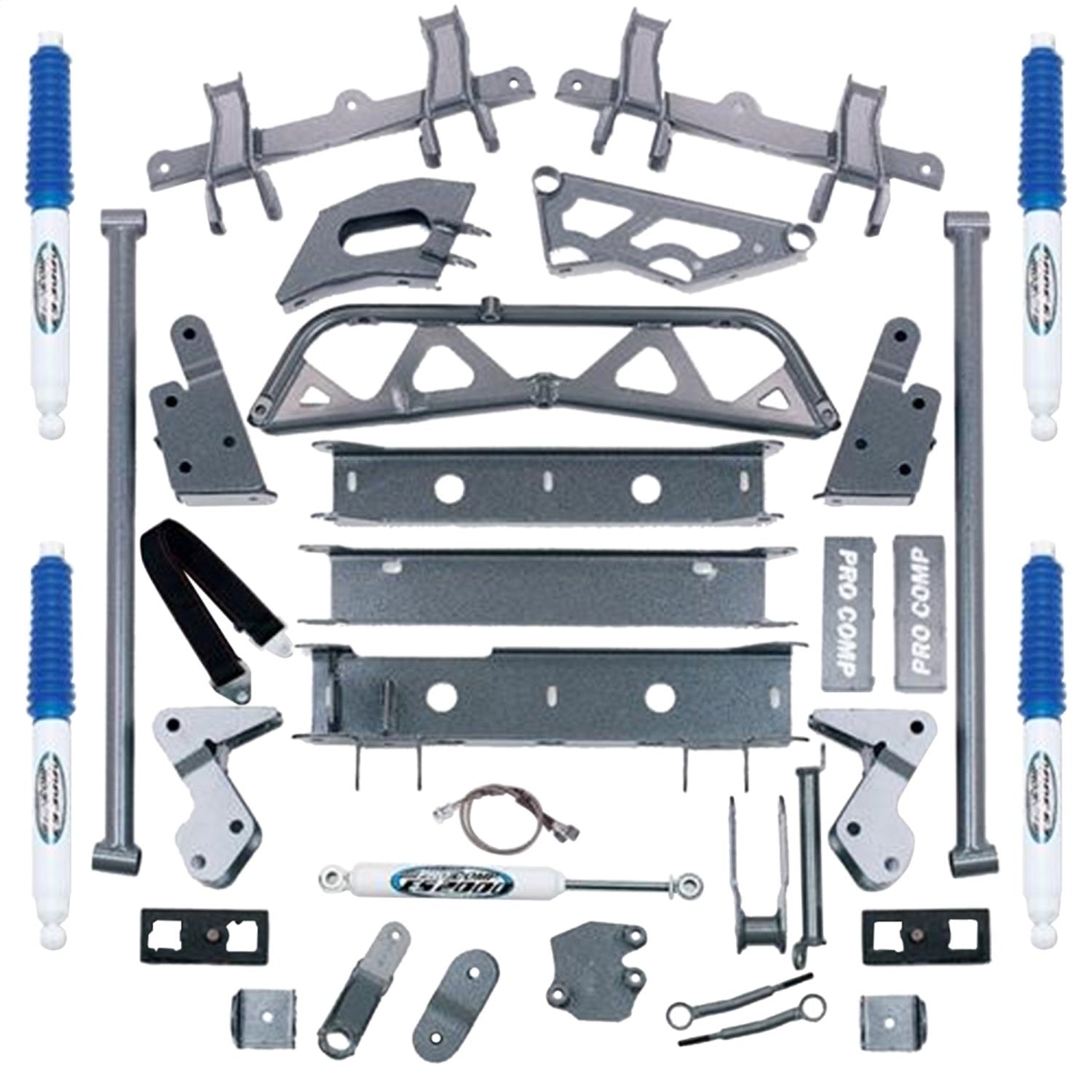 Pro Comp Suspension K1044B Stage I Lift Kit; 6 in. Lift; Front And Rear ES3000; Pro Comp Suspension K1044B