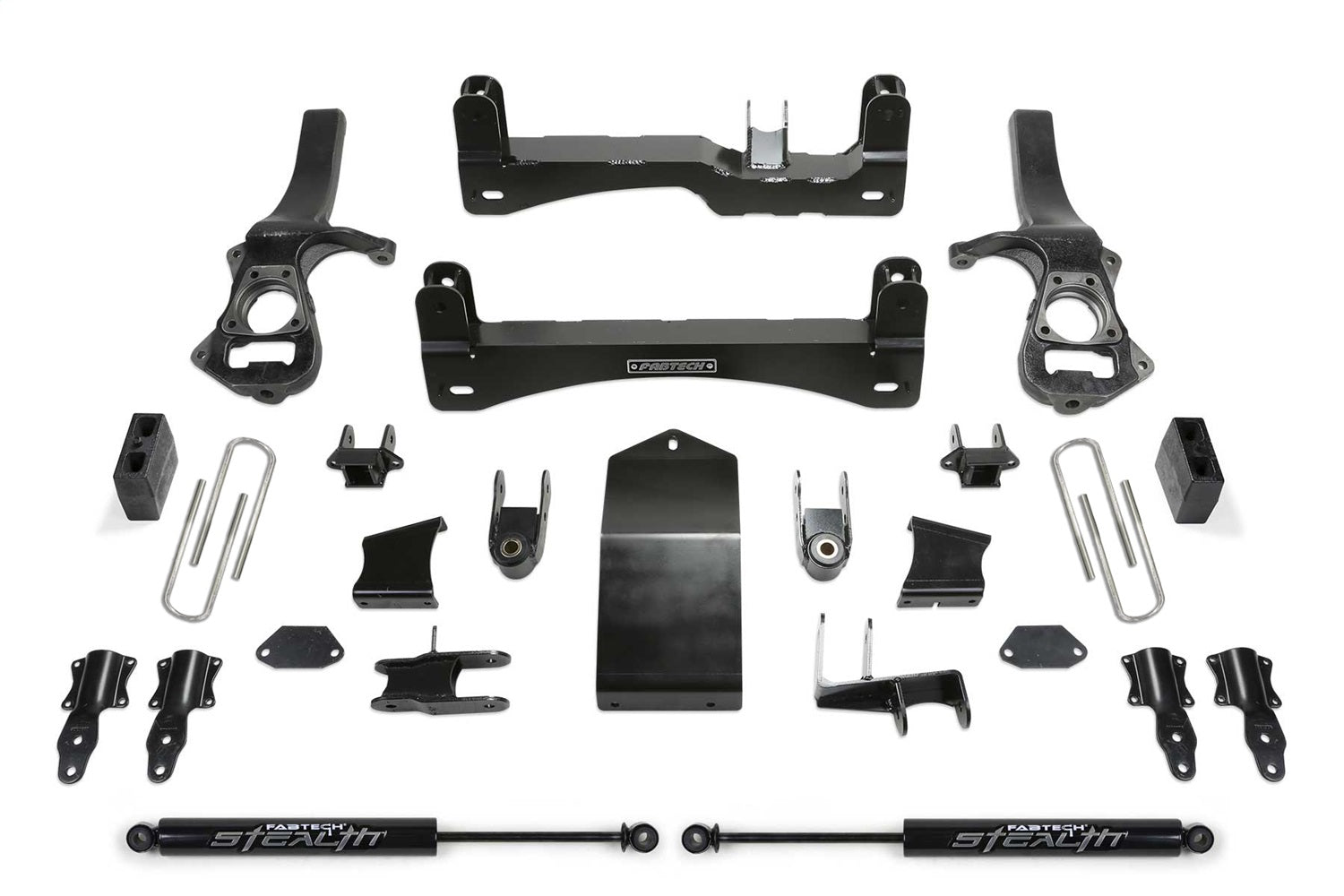 Fabtech K1220M Sport Lift System w/Shock; 6 in. Lift; w/Stealth Monotube Shocks; Fabtech K1220M